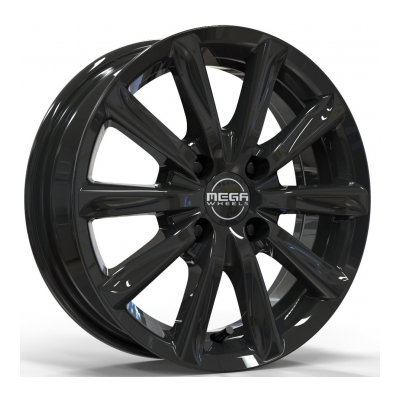 Mega Wheels Virgo black - Flg frn Mega Wheels